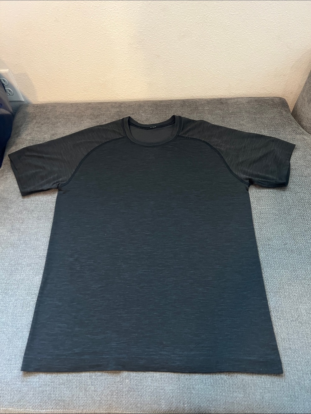 lululemon athletica Black Short-Sleeve Athletic Tee